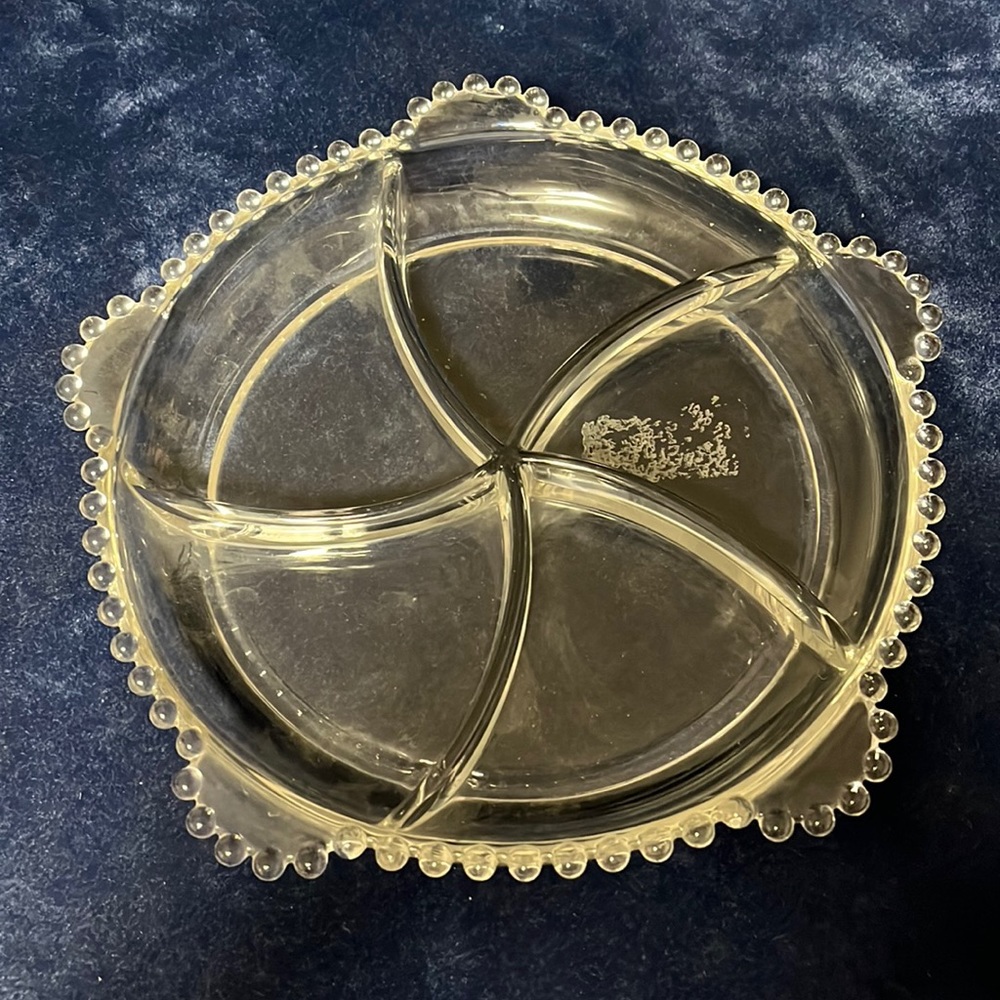 VTG Candlewick Divided Tray